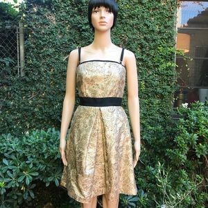 Dolce and Gabbana Gold Party Dress!